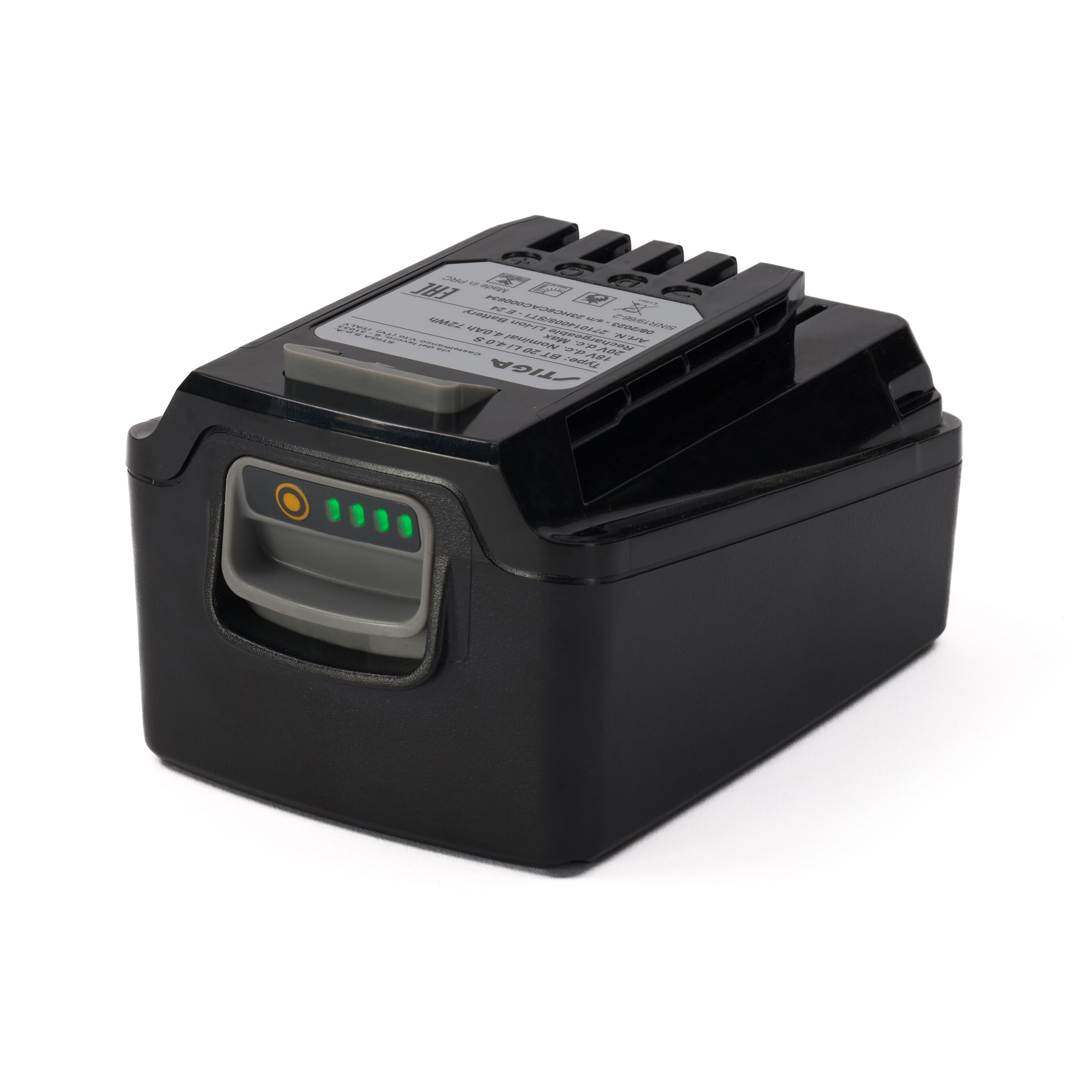 Batería Stiga E24 20V - 4 Ah - 72 Wh Negro-2