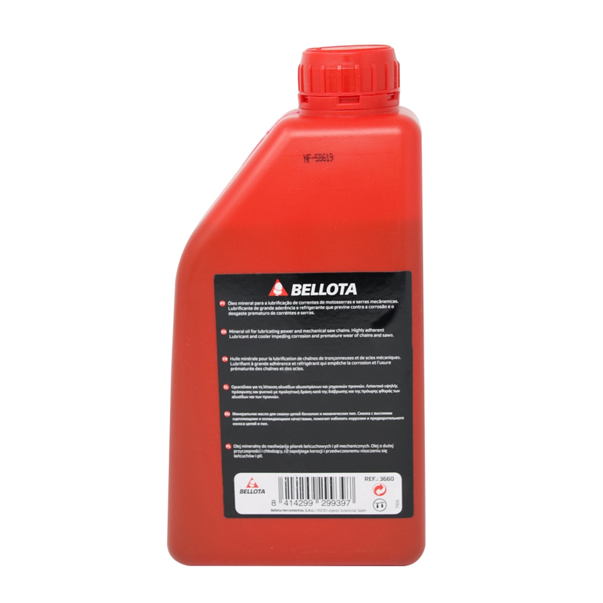 Lubricante para cadenas motosierras Bellota 3660 Rojo-3