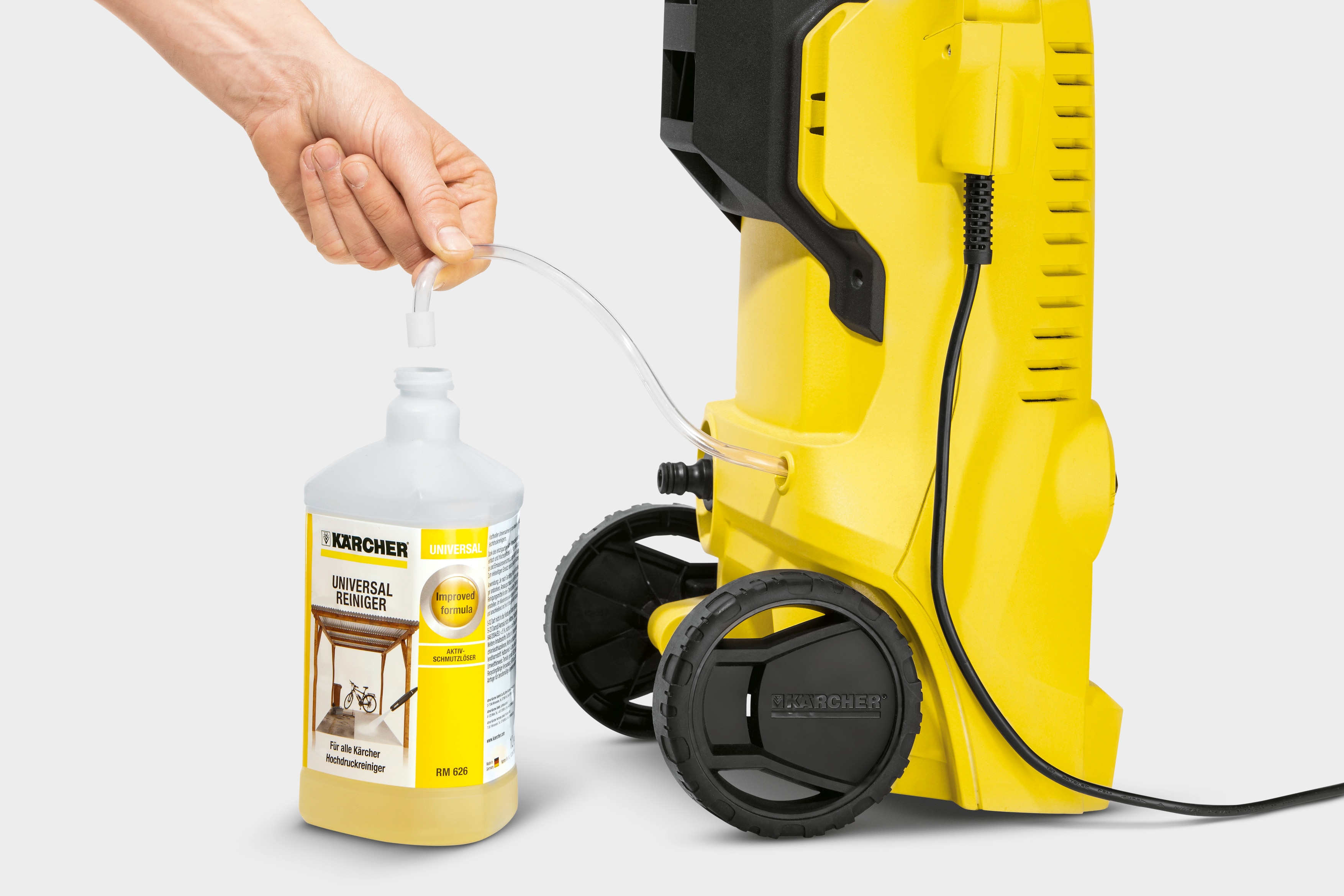 Hidrolimpiadora eléctrica 110 bar K2 PC Amarillo / Negro-3