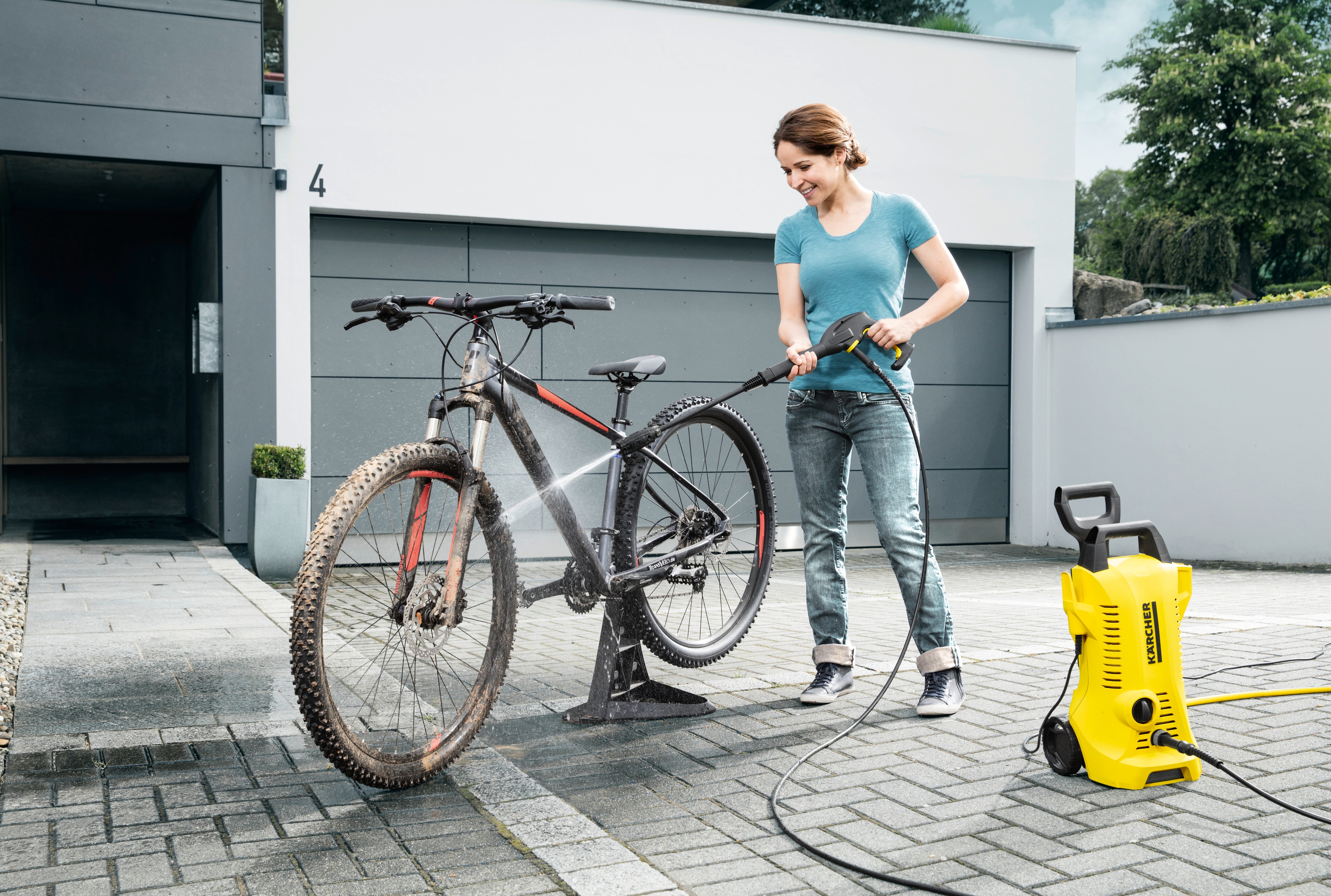 Hidrolimpiadora eléctrica K2 Premium PC Amarillo / Negro-5