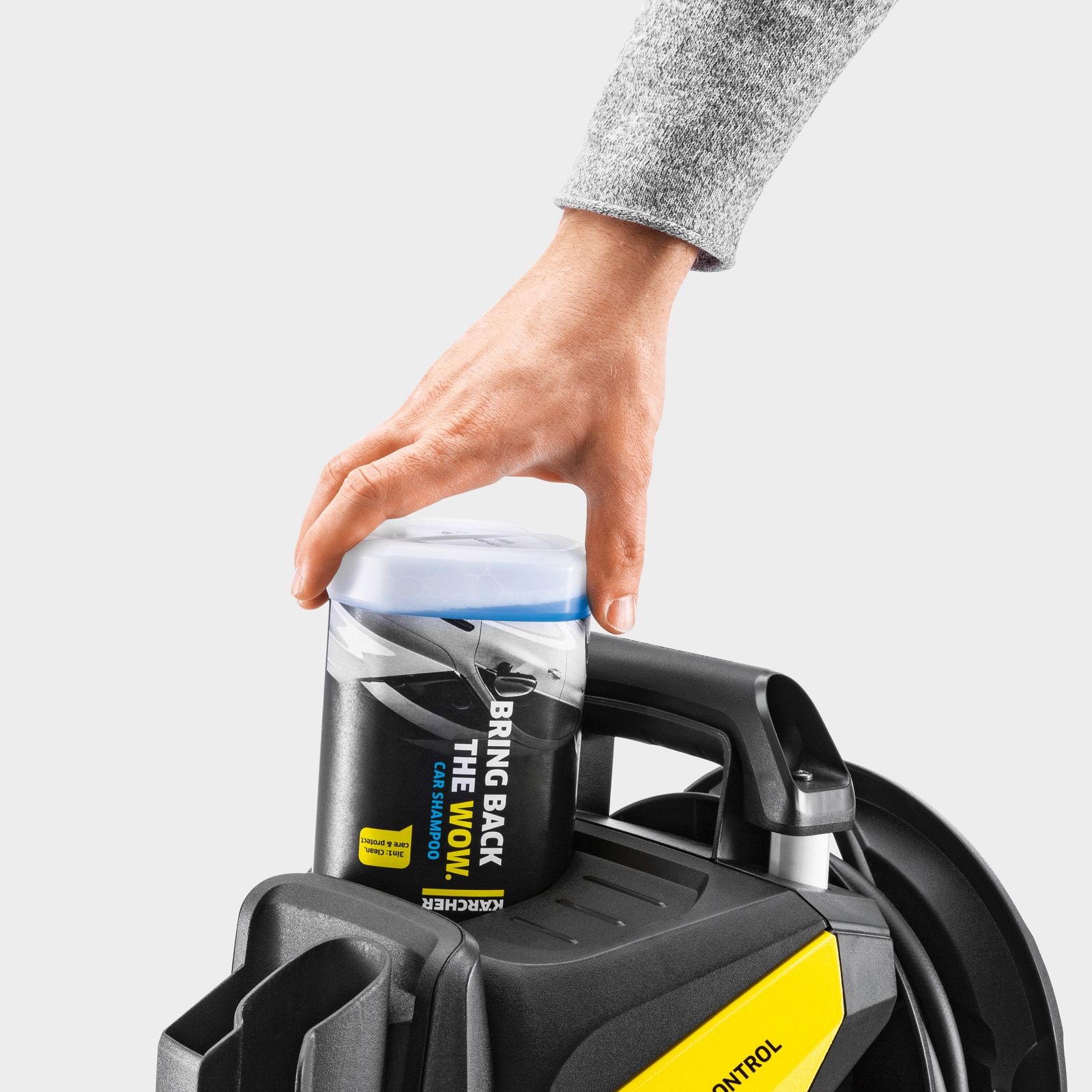 Hidrolimpiadora eléctrica 180 bar K7 PP Amarillo / Negro-3