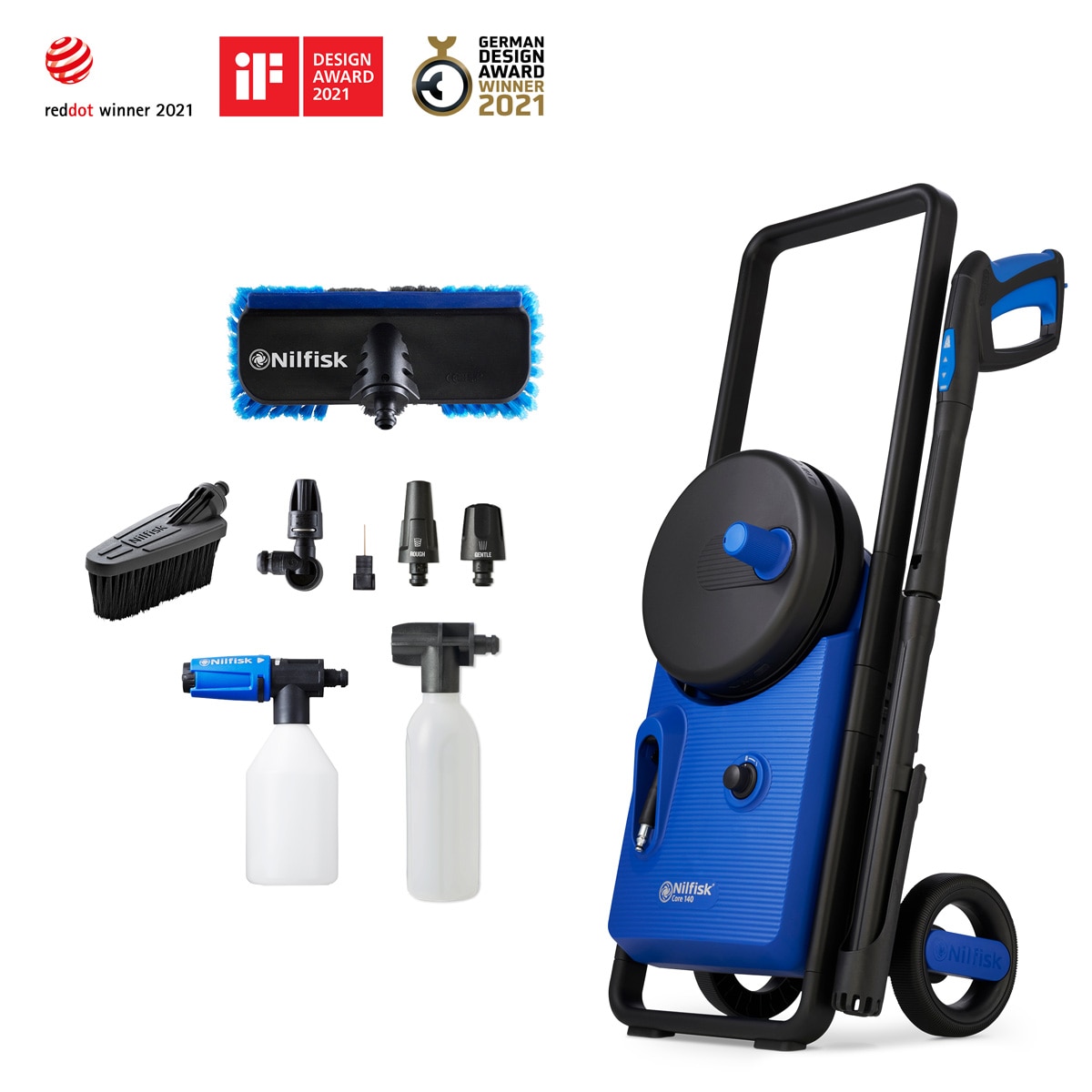 NILFISK – Hidrolimpiadora Alta Presión Core 140-8 In Hand Power Control Car.