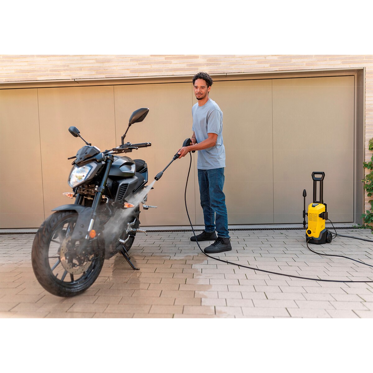 Hidrolimpiadora con Kit para Coche K3 Amarillo / Negro-4