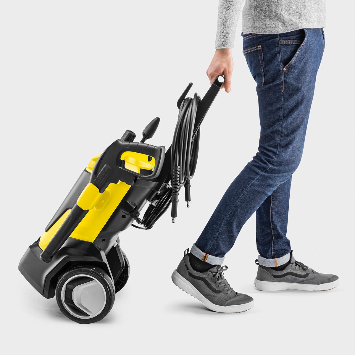 Hidrolimpiadora elécttrica Karcher 7 WCM Amarillo / Negro-3