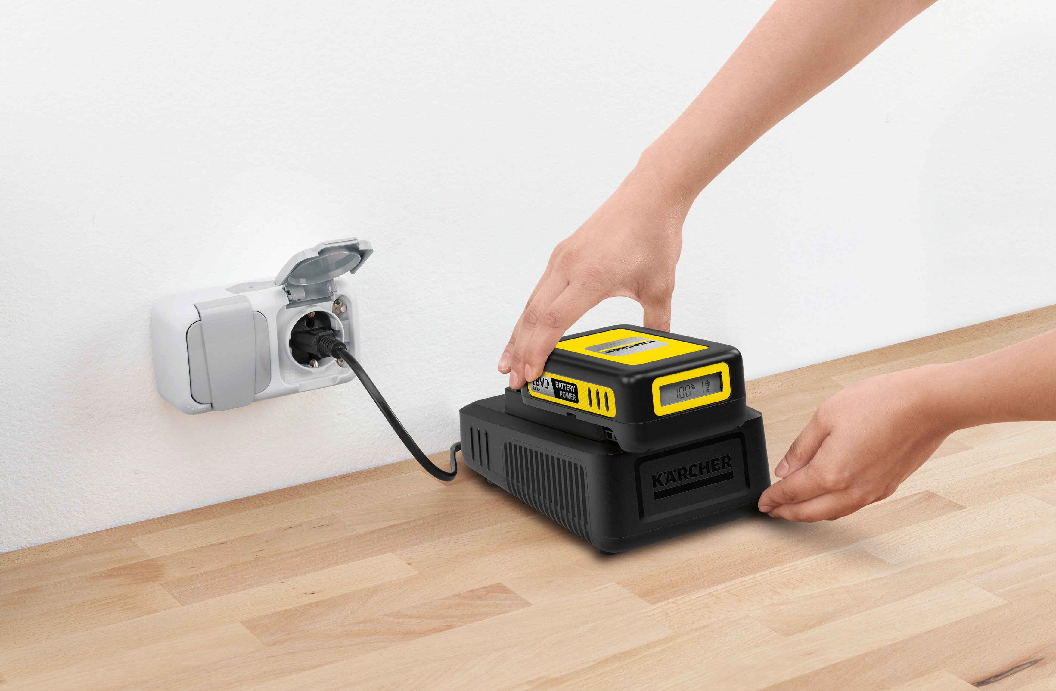 Starter Kit BatteryPower 18/25 Amarillo / Negro-2