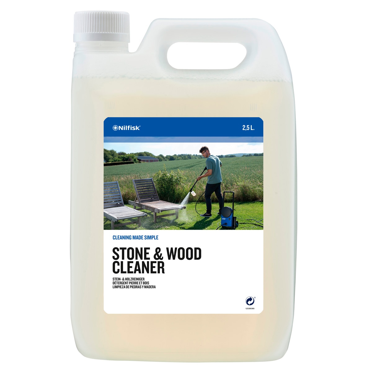 Detergente para Pedra e Madeira - 2,5 L Branco-1