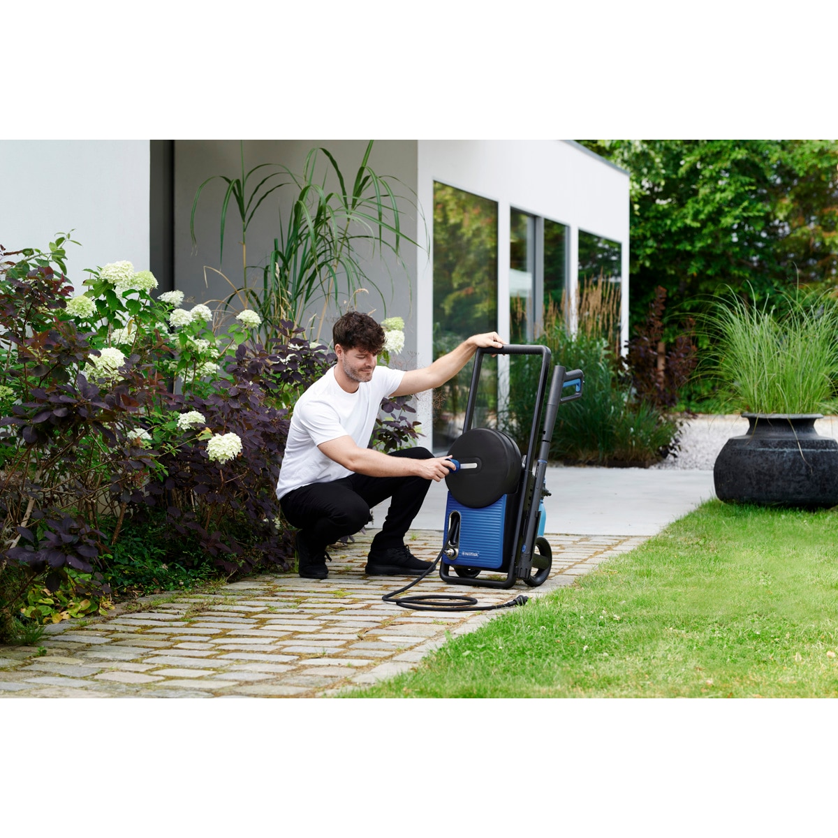 Manguera 10 m Steelflex Nilfisk Negro/Azul-3