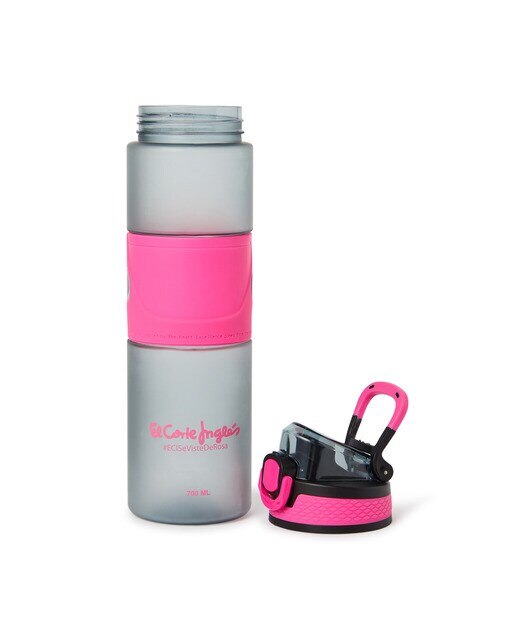Botella Sport El Corte Inglés ECI Se Viste de Rosa Gris / Rosa-3
