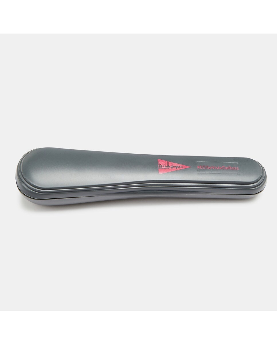 Set de cubiertos de viaje El Corte Inglés ECI Se Viste de Rosa Gris / Rosa-6