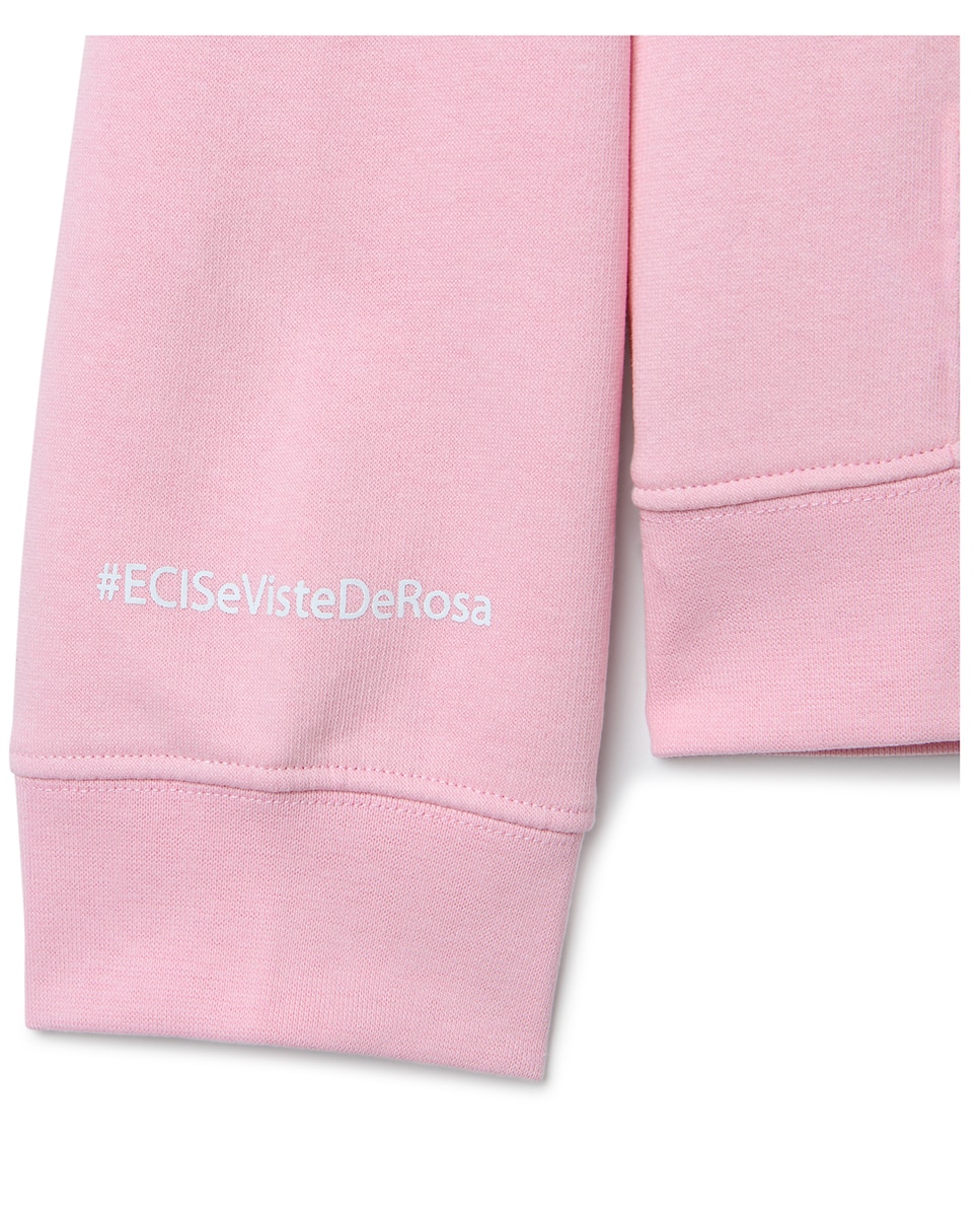 Sudadera Unisex El Corte Inglés ECI Se Viste de Rosa - Rosa / Gris Rosa / Gris-4