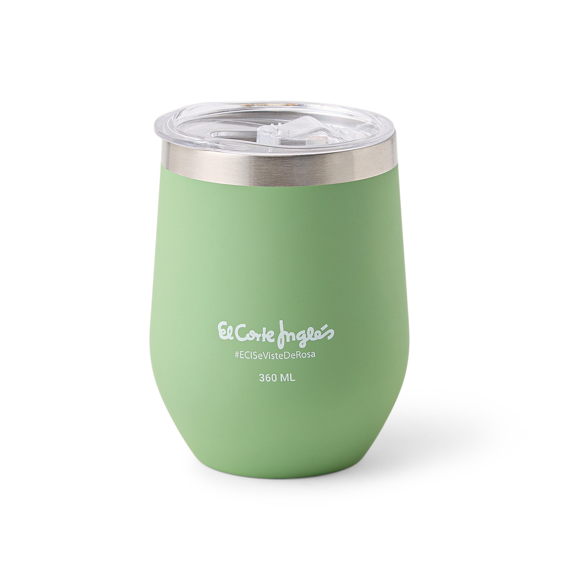 Vaso termo El Corte Inglés ECI Se Viste de Rosa