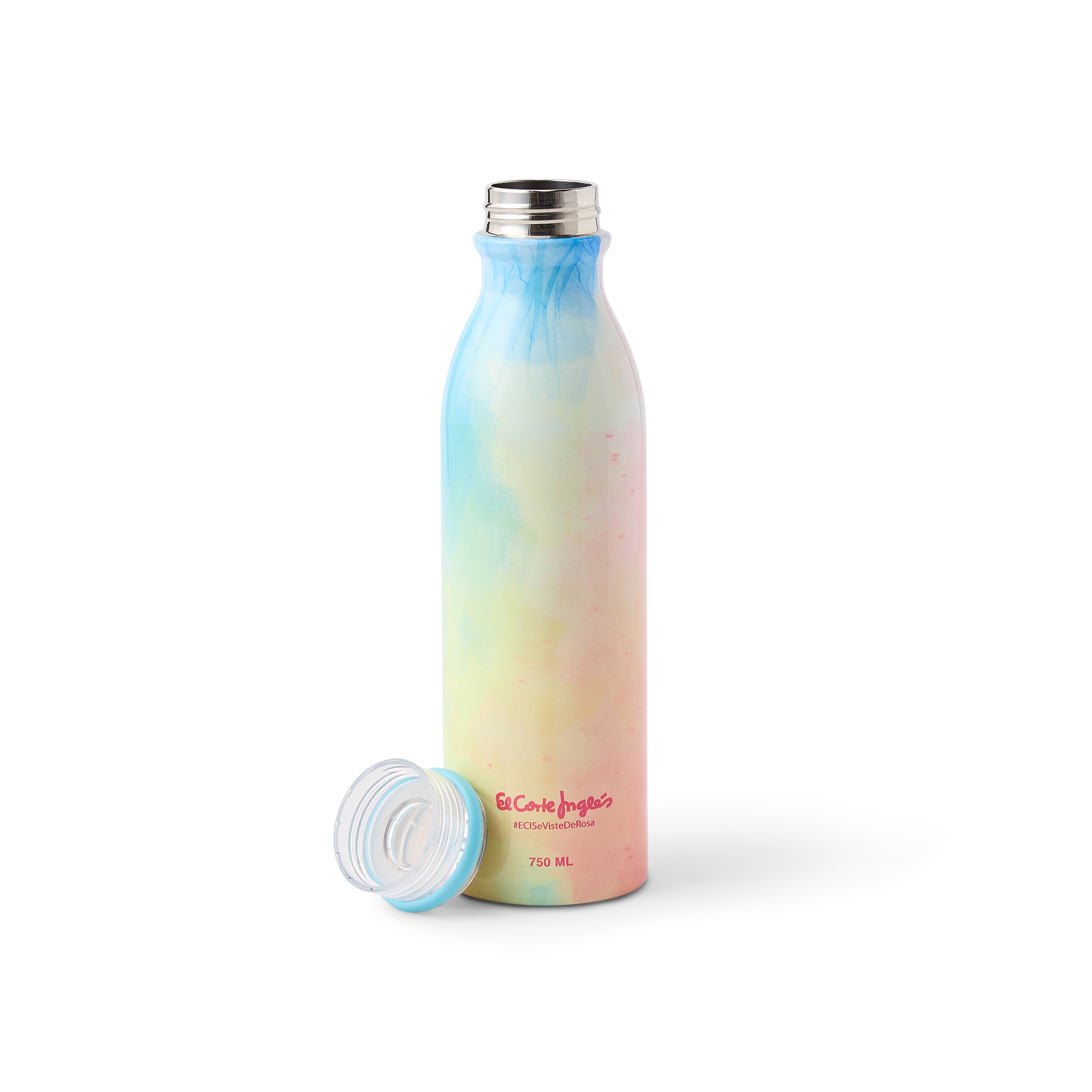 Botella termo El Corte Inglés ECI Se Viste de Rosa Multicolor-2