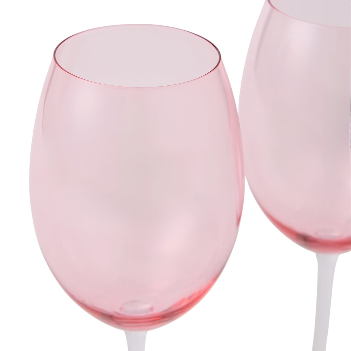 Set de 2 copas de cristal de bohemia El Corte Inglés ECI Se Viste de Rosa Rosa-2