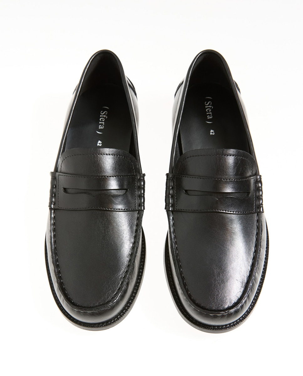 Mocasín piel - Sfera - Negro Negro-2