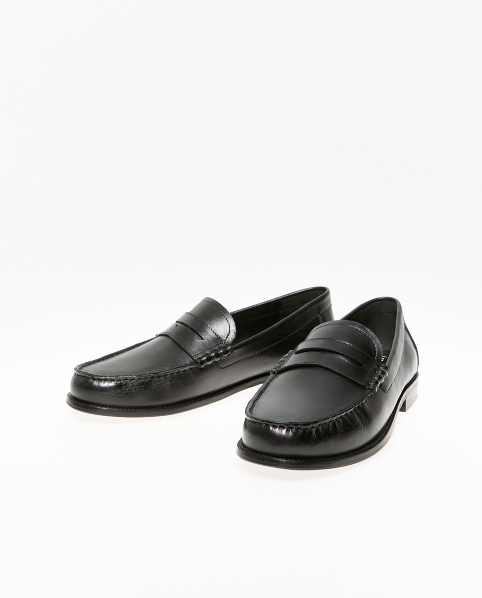 Mocasín piel - Sfera - Negro Negro-3