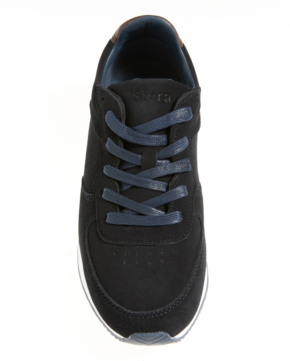 Zapatilla running serraje - Sfera - Azul marino Azul marino-2