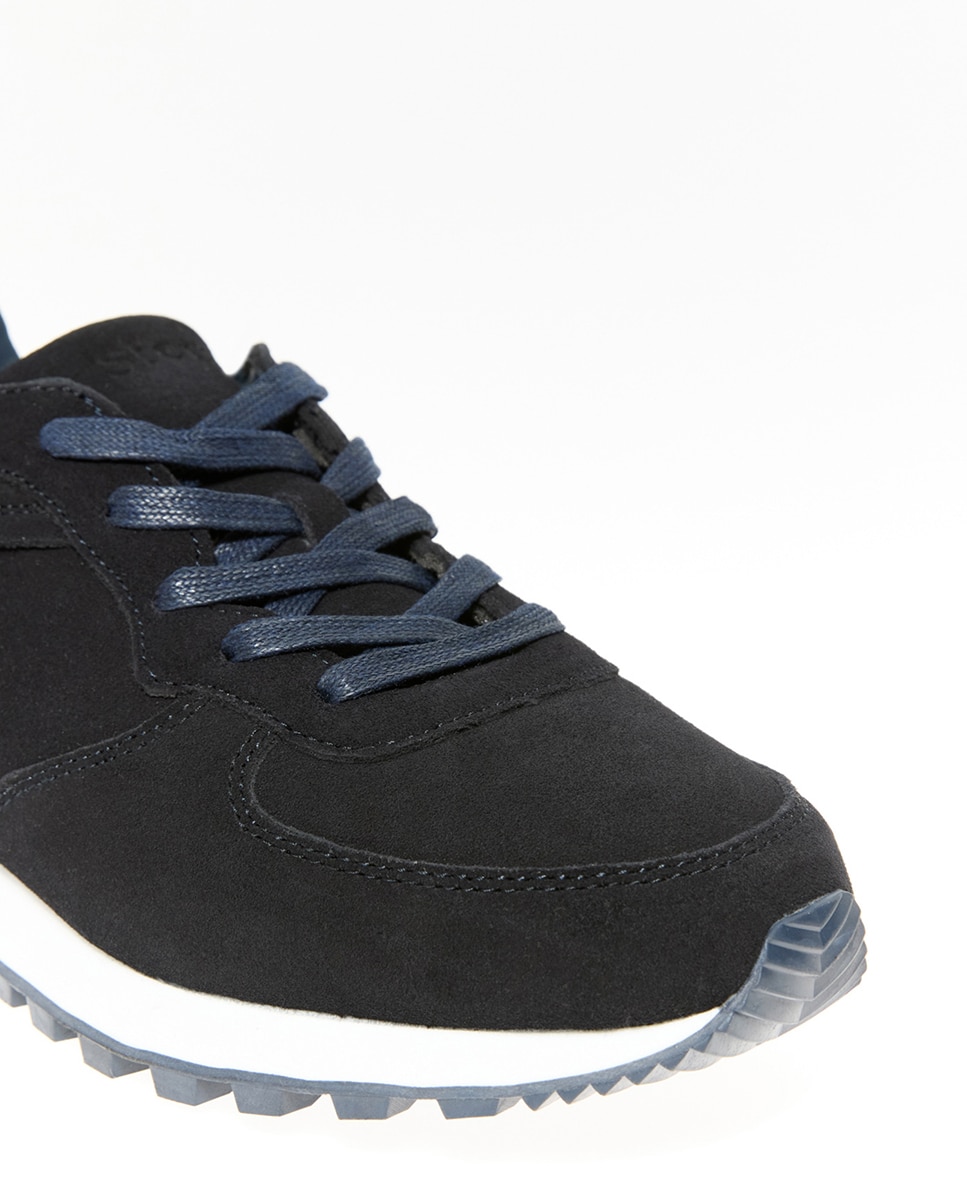 Zapatilla running serraje - Sfera - Azul marino Azul marino-4