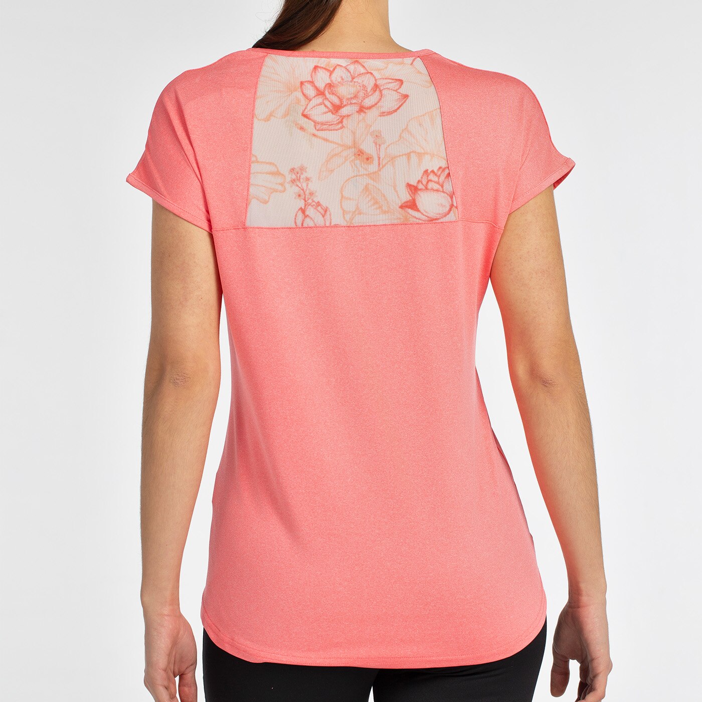 T-shirt de Manga Curta Valeska Coral-2