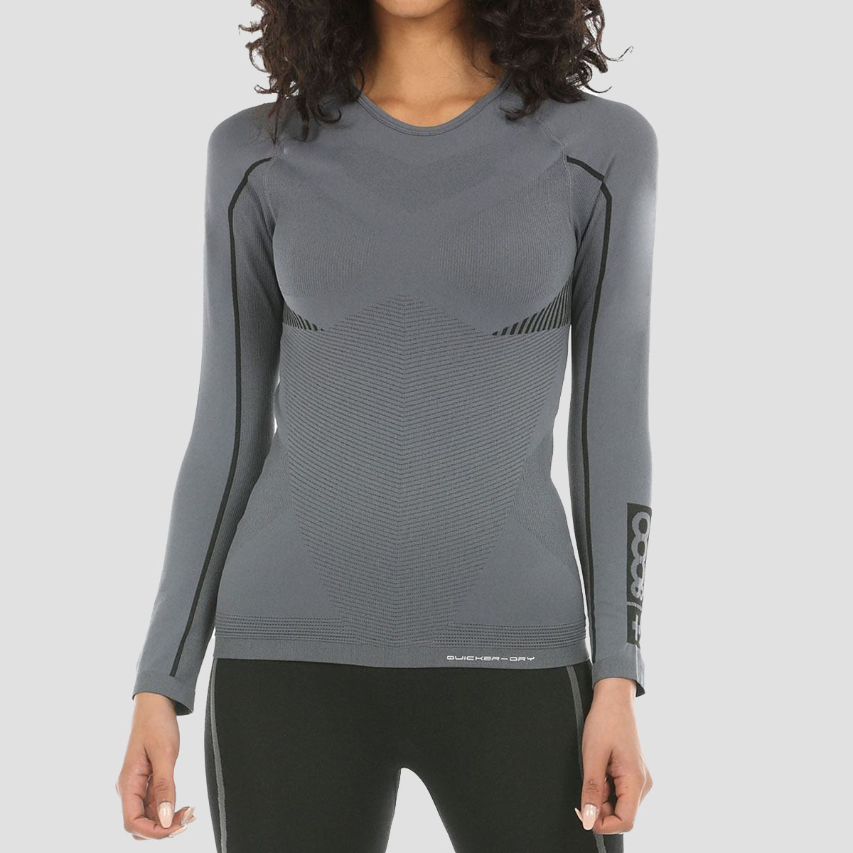 Camisola de Manga Comprida Maniak 25V Cinzento-escuro-1