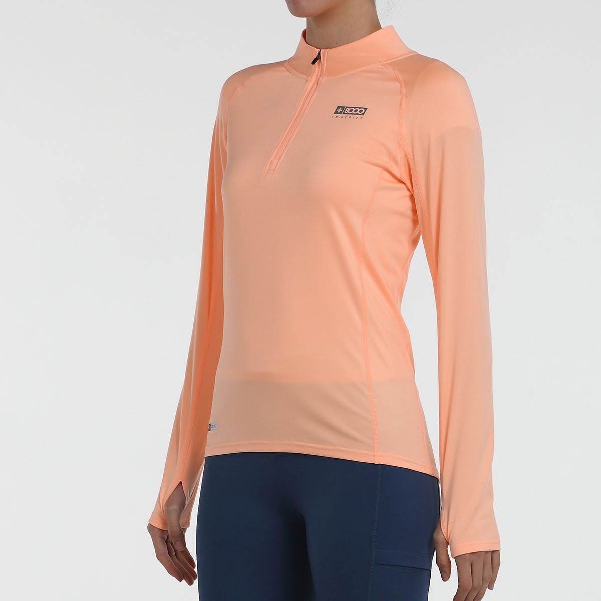 Camisola de Manga Comprida Bellonce 25V Salmão Flúor-4