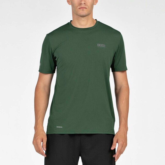 Camiseta m/corta de Hombre tirrel verde bosque +8000