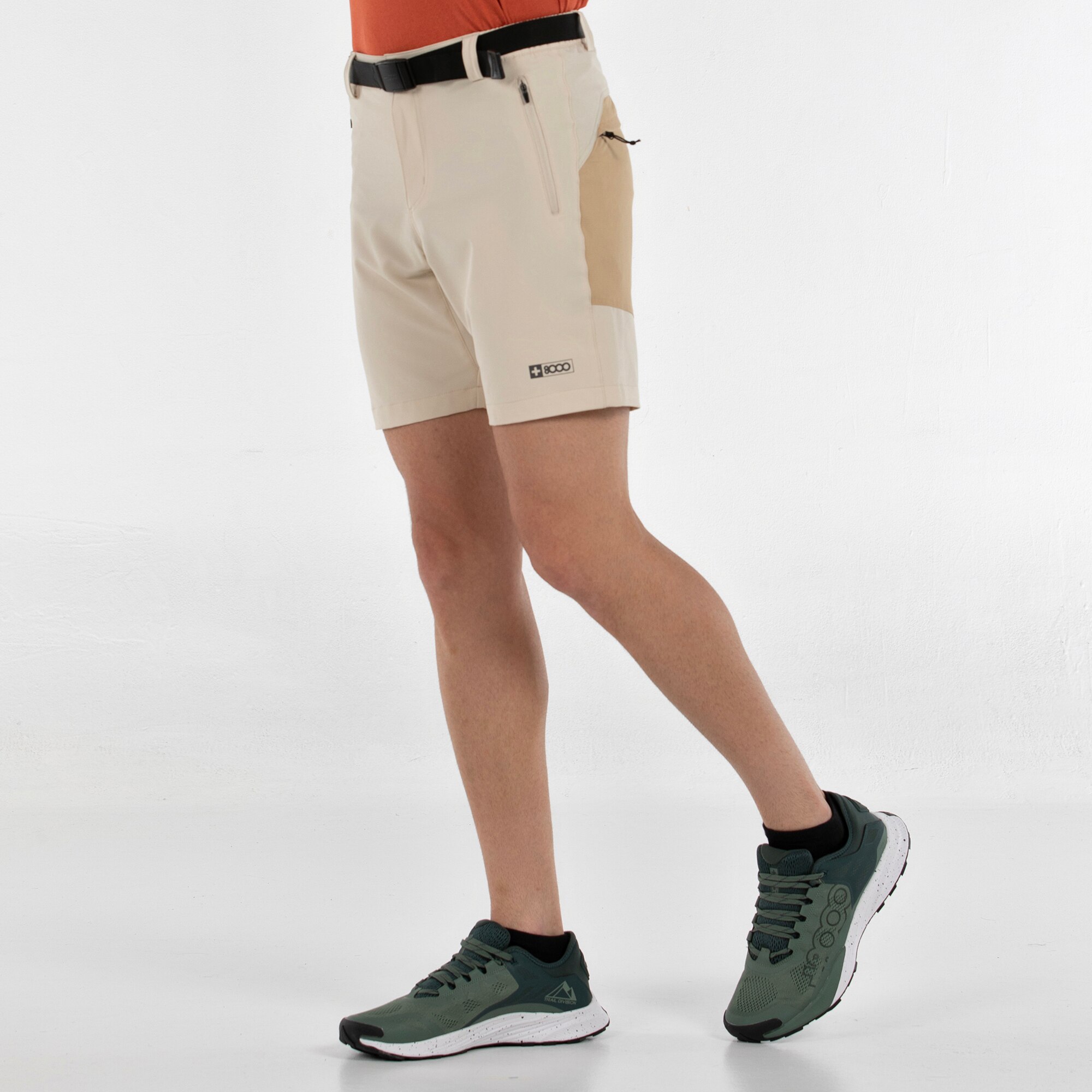 Pantalón Corto Hombre ROQUI BEIGE +8000 - Beige Beige-3