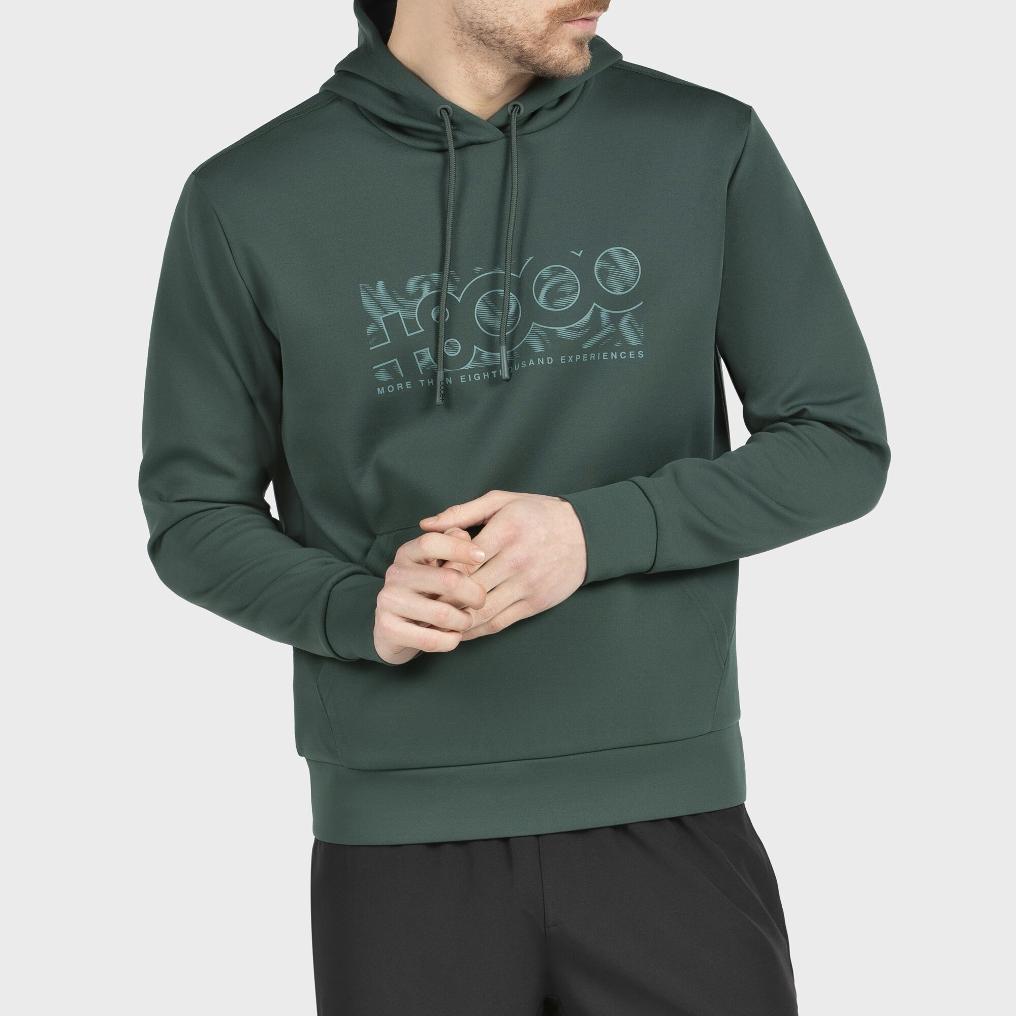 Sudadera Hombre DROGON +8000 - Verde oscuro Verde oscuro-4