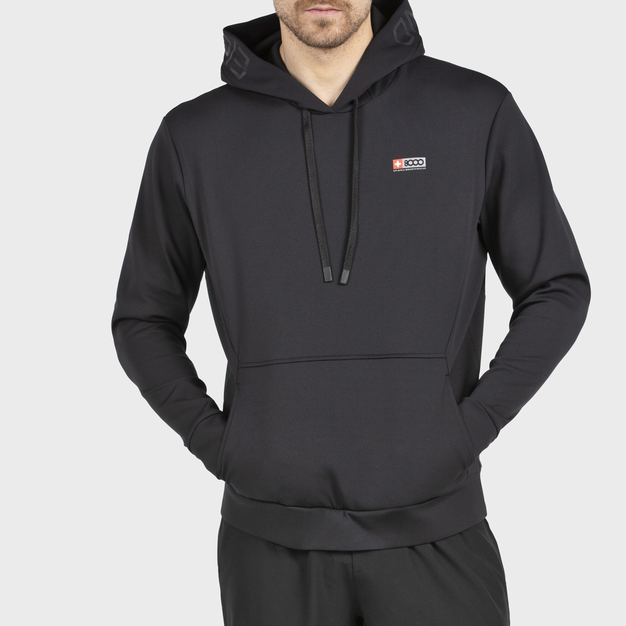 Sudadera Hombre DORNE NEGRO +8000 - Negro Negro-1