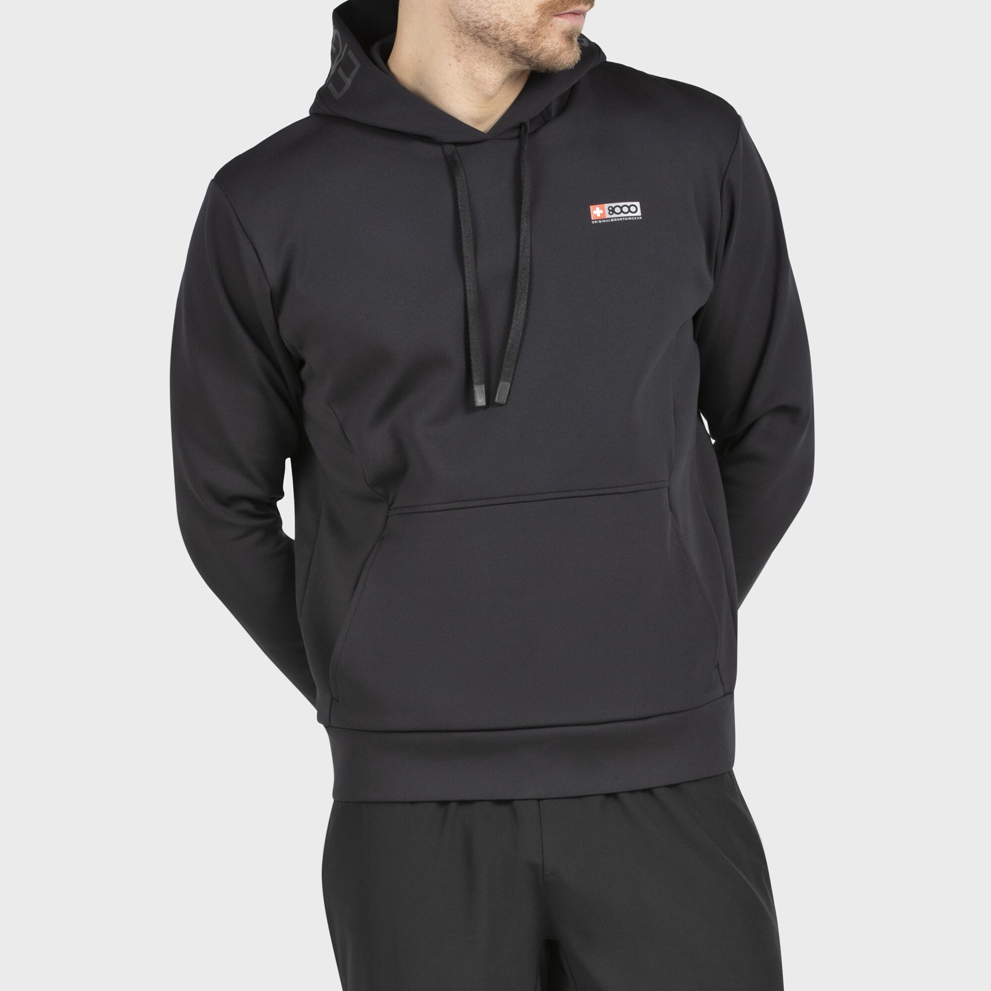 Sudadera Hombre DORNE NEGRO +8000 - Negro Negro-5