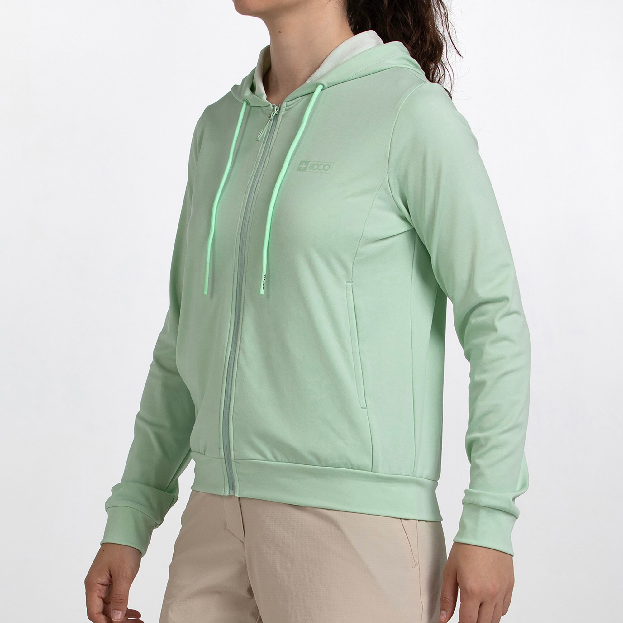 Sudadera Mujer UNELA V +8000 - Verde pastel Verde pastel-3