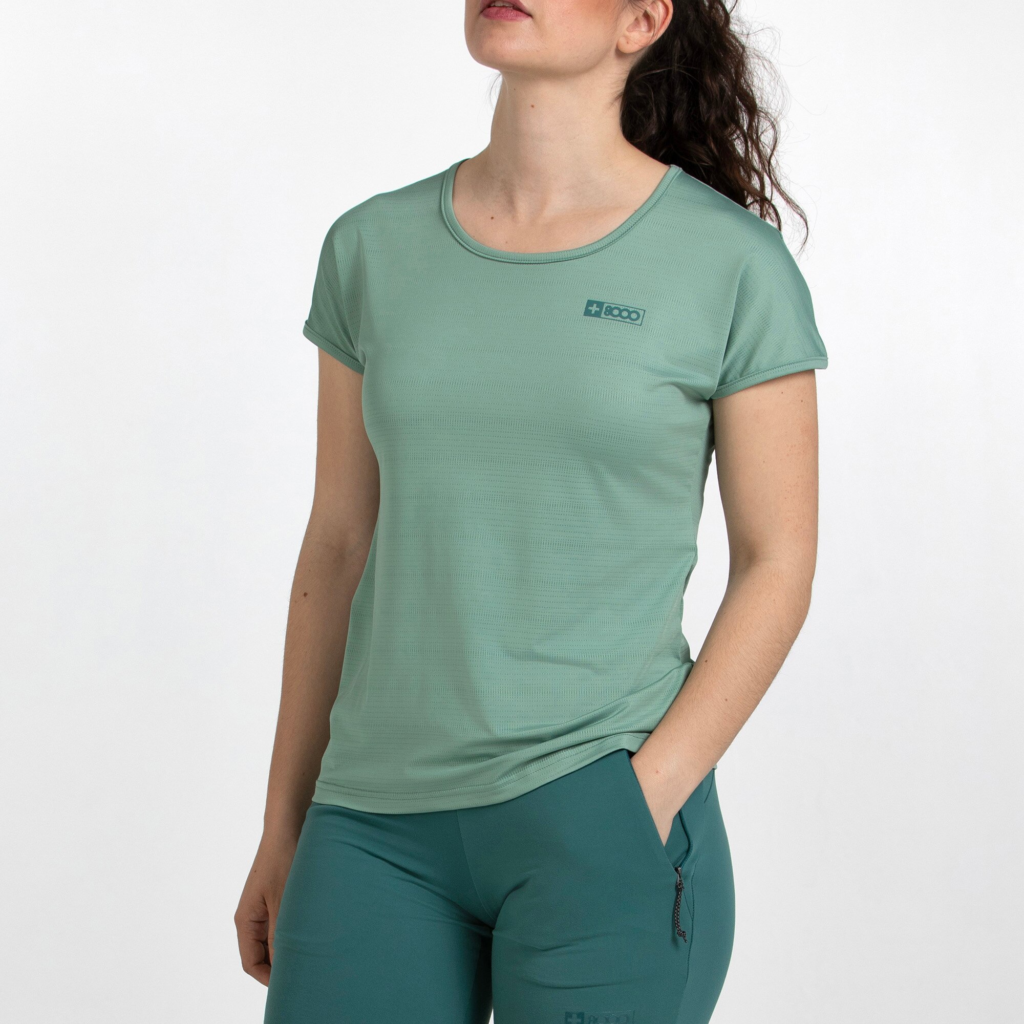 Camiseta M/C Mujer TALISA VERDE +8000 - Verde Verde-5