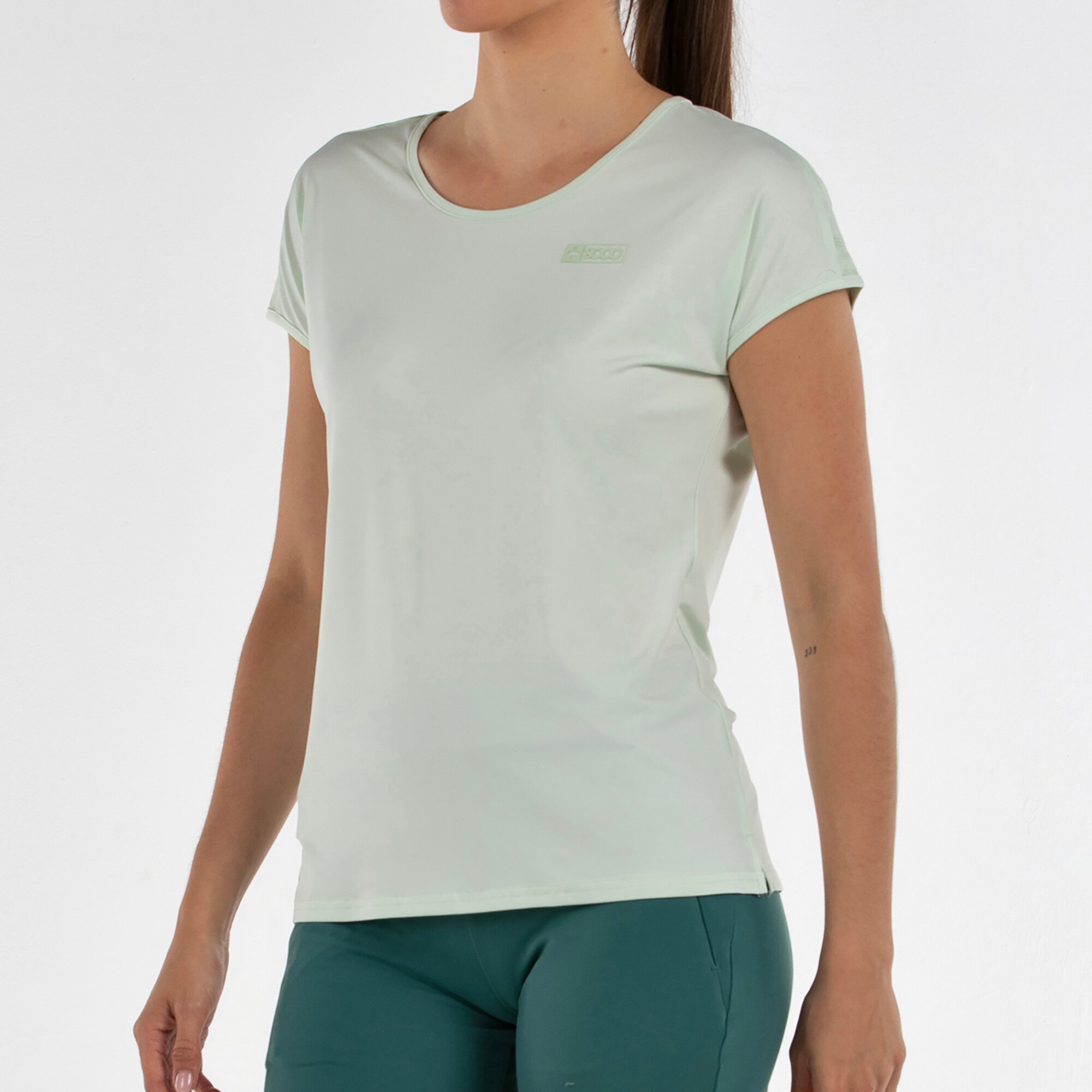 Imagen 3 de Camiseta M/C Mujer TABATA VERDE PASTEL V +8000 - Verde pastel Verde pastel