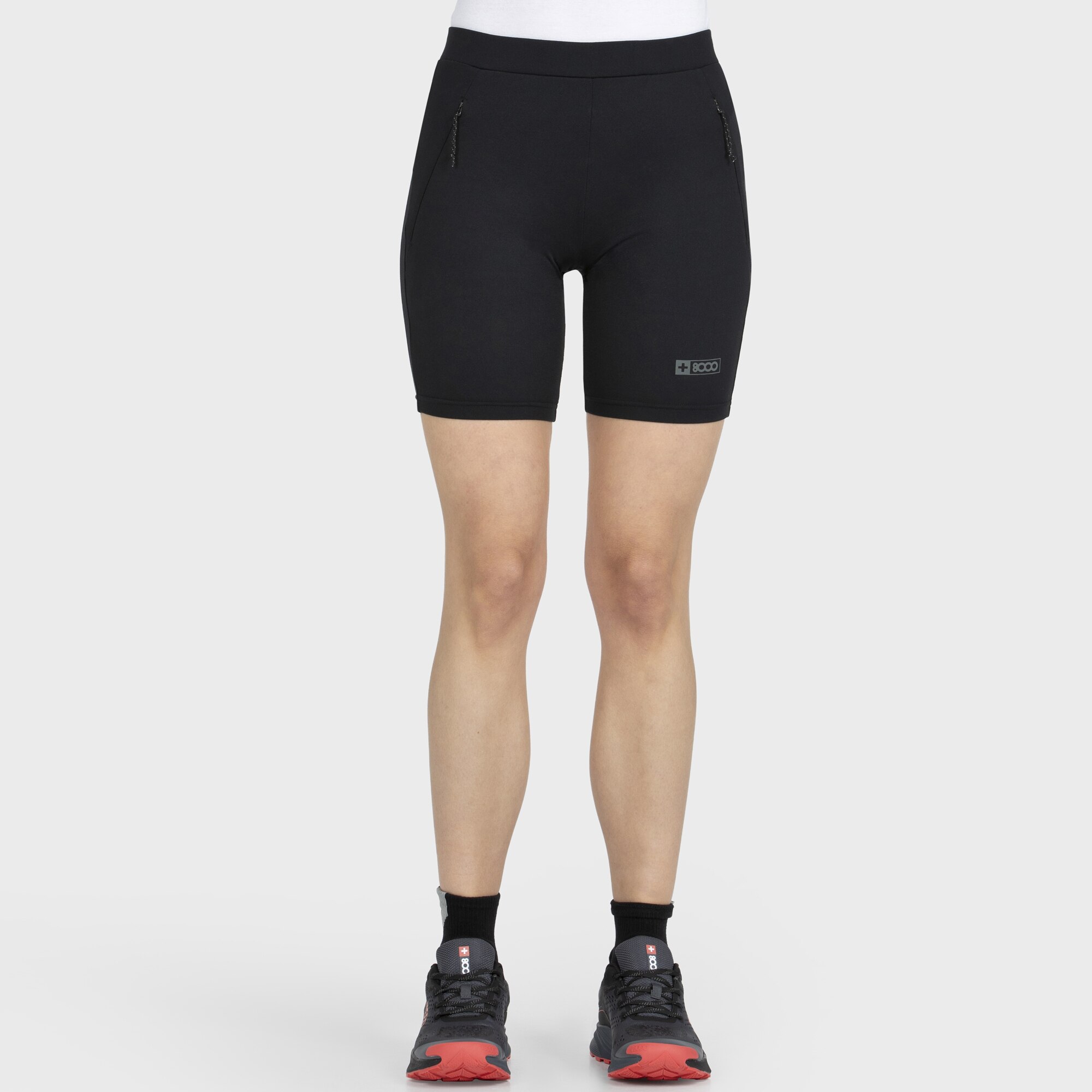 Malla Cortas Mujer SILVE NEGRO +8000 - Negro Negro-1