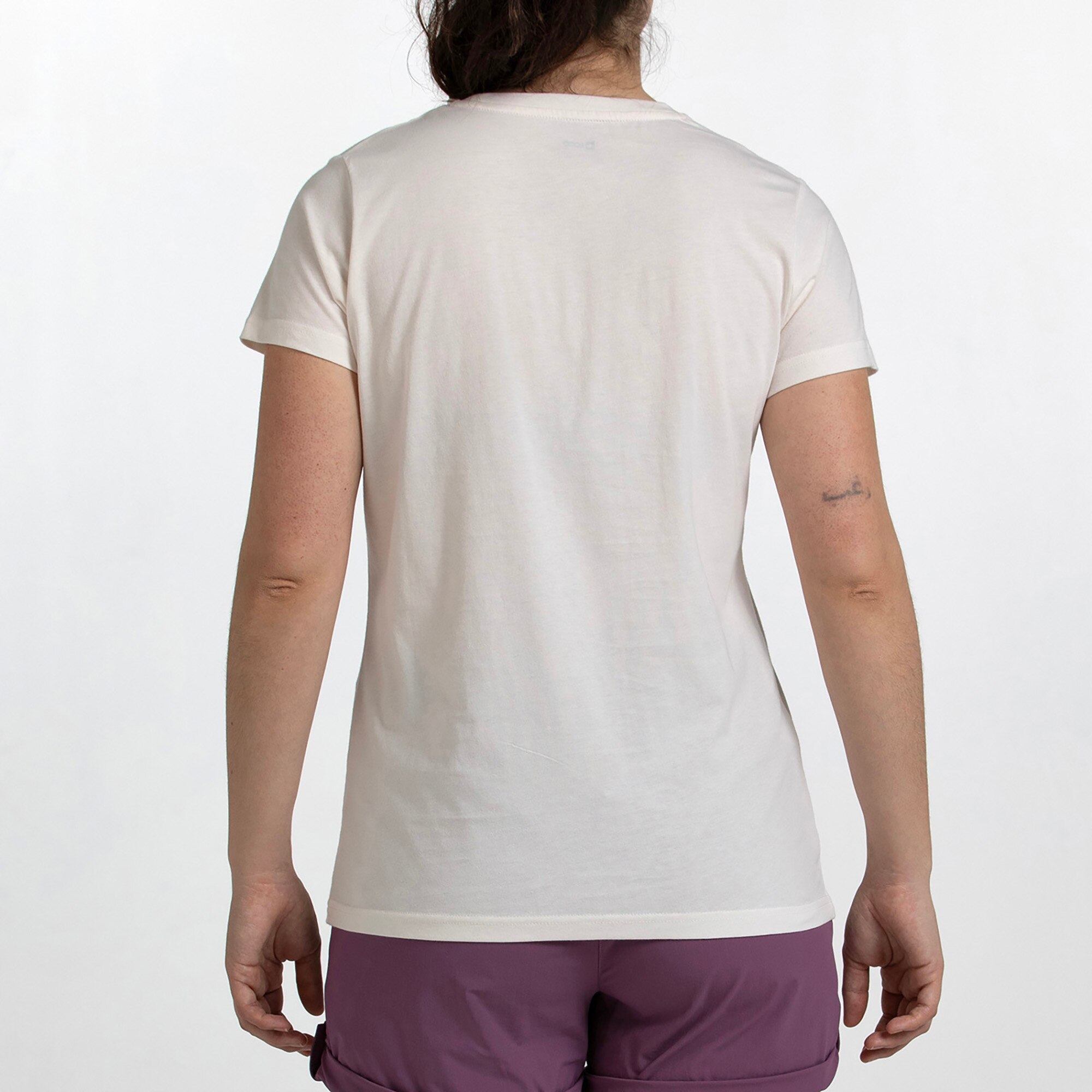 Camiseta M/C Mujer LIV HUESO +8000 - Natural Natural-2