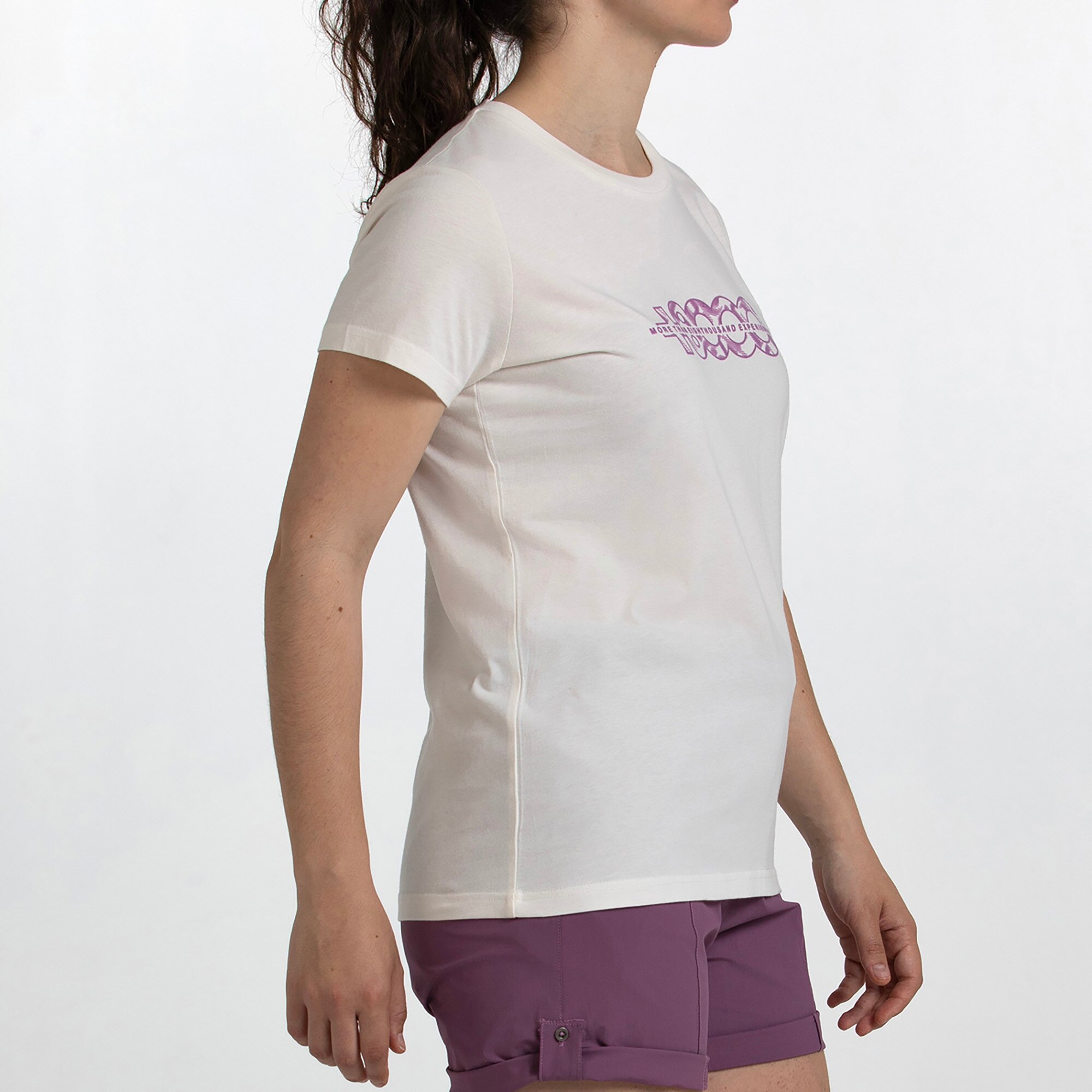 Camiseta M/C Mujer LIV HUESO +8000 - Natural Natural-4