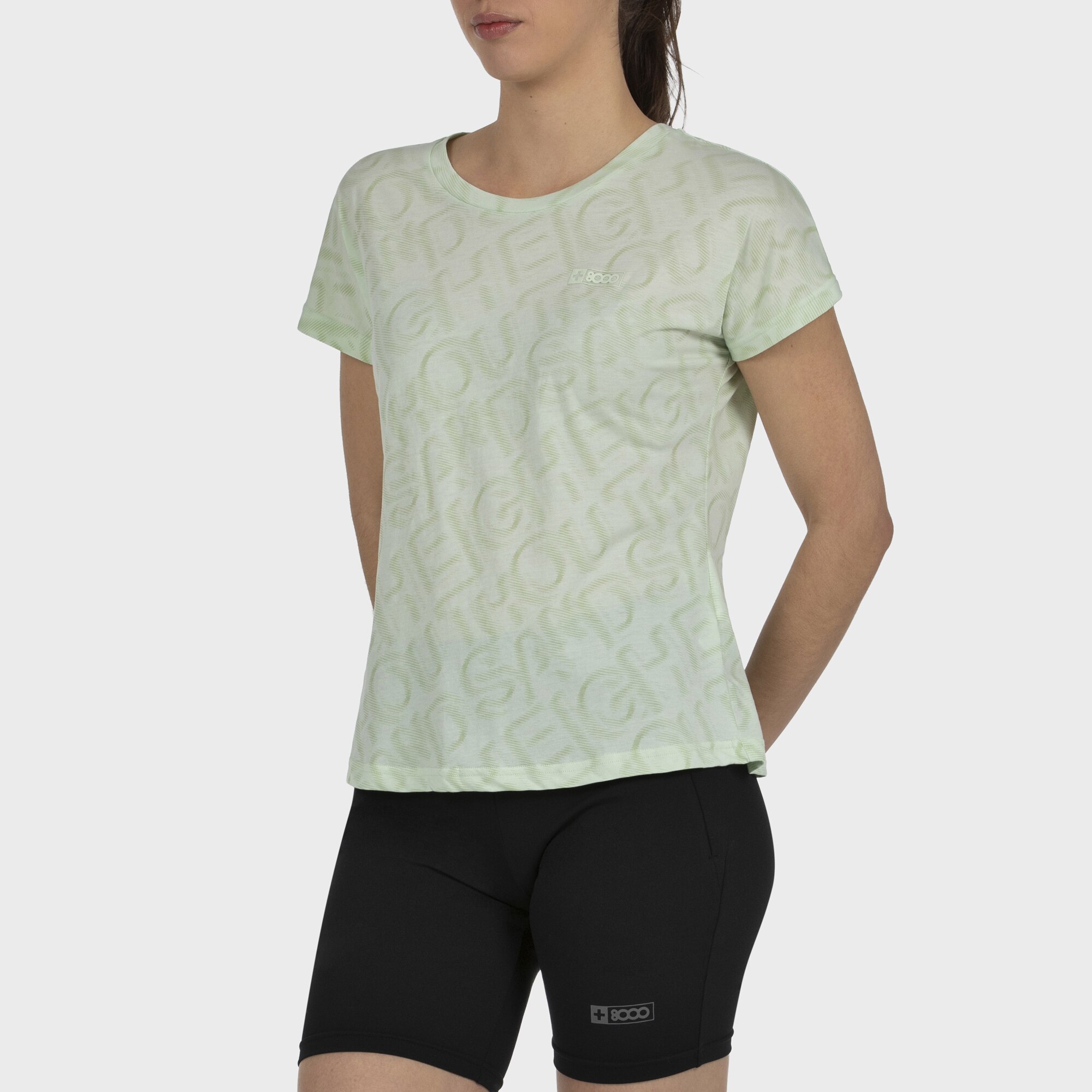 Camiseta M/C Mujer LAVIA +8000 - Verde pastel Verde pastel-3