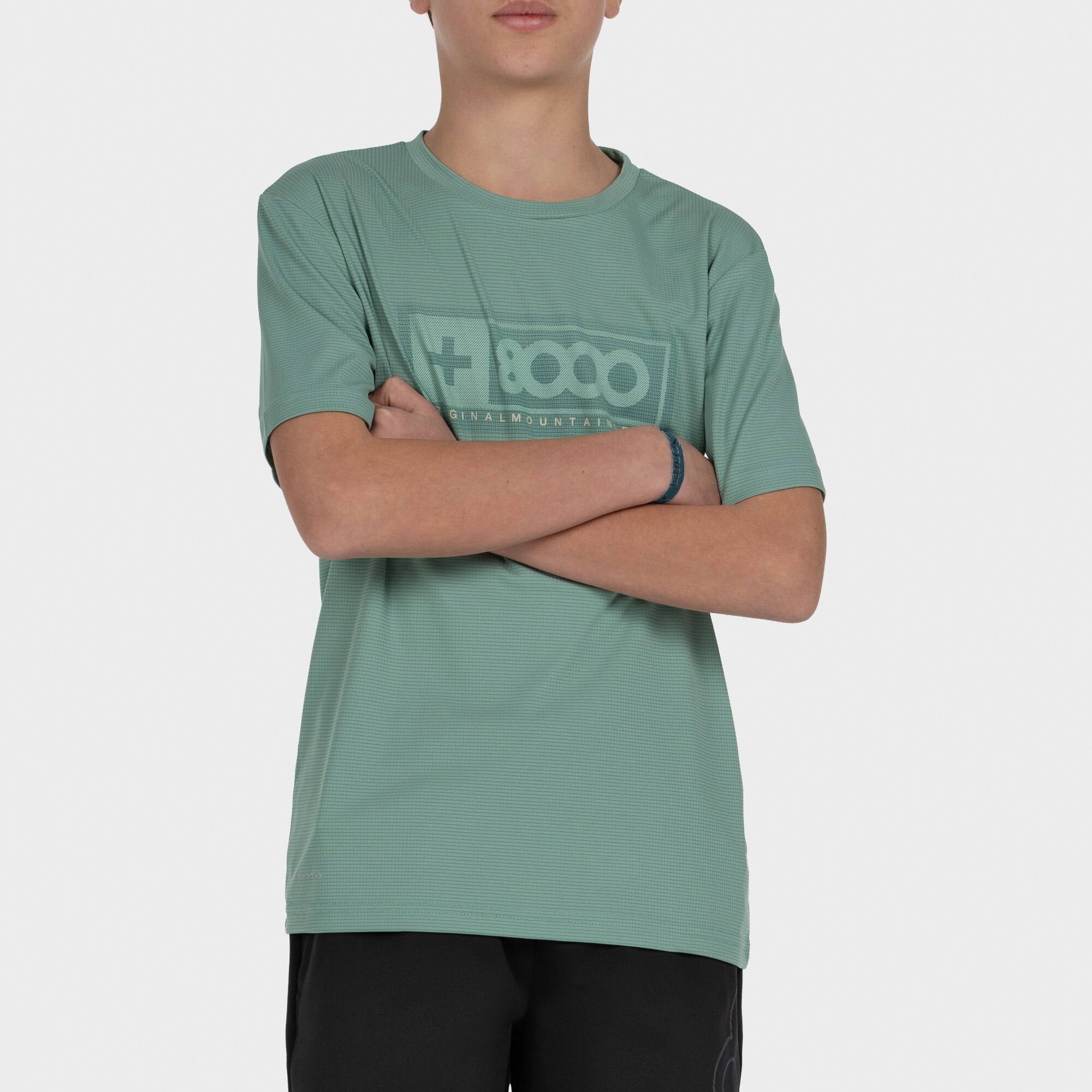 Camiseta M/C Niño JARGUIN VERDE +8000 - Verde Verde-5