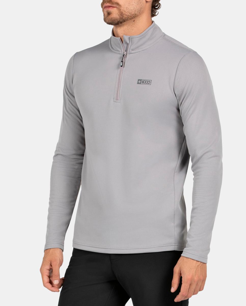 Camiseta M/L de Hombre MONTEMOL +8000 - Marrón Marrón-2