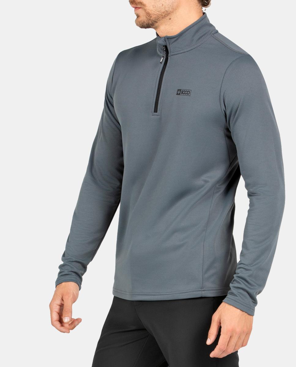 Camiseta M/L de Hombre MONTEMOL +8000 - Gris Gris-2