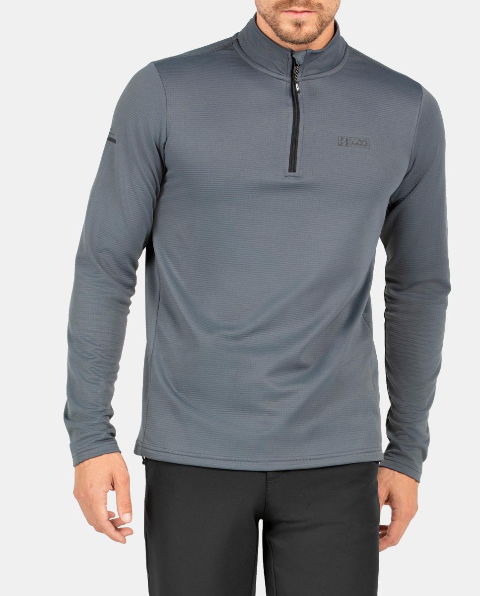 Camiseta M/L de Hombre MONTEMOL +8000 - Gris Gris-5