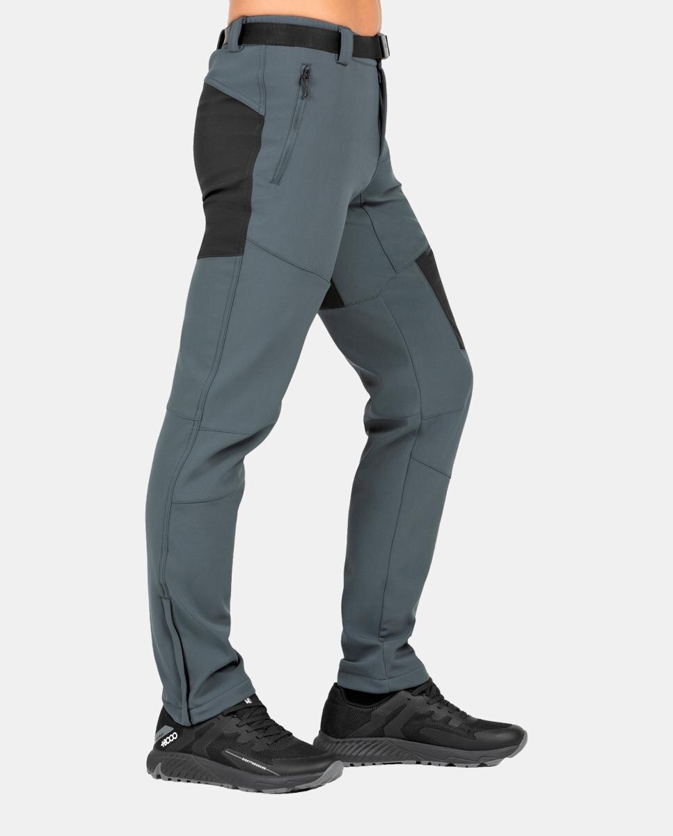 Pantalón largo de Hombre MONROY +8000 - Gris Gris-3
