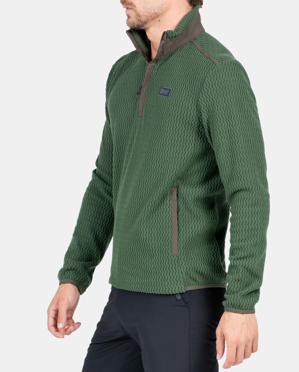 Sudadera de Hombre BALERION +8000 - Verde Verde-2
