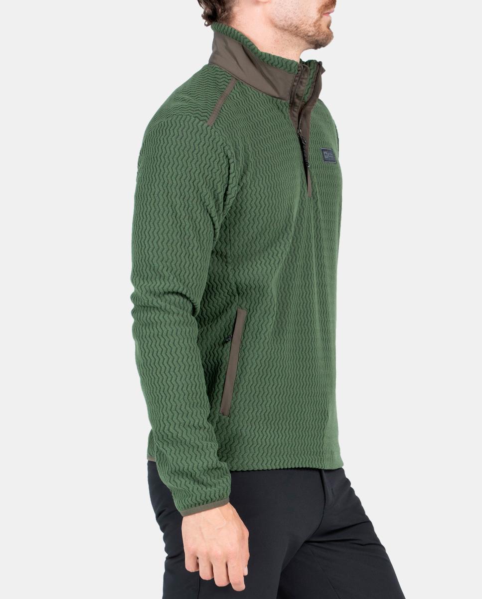 Sudadera de Hombre BALERION +8000 - Verde Verde-3