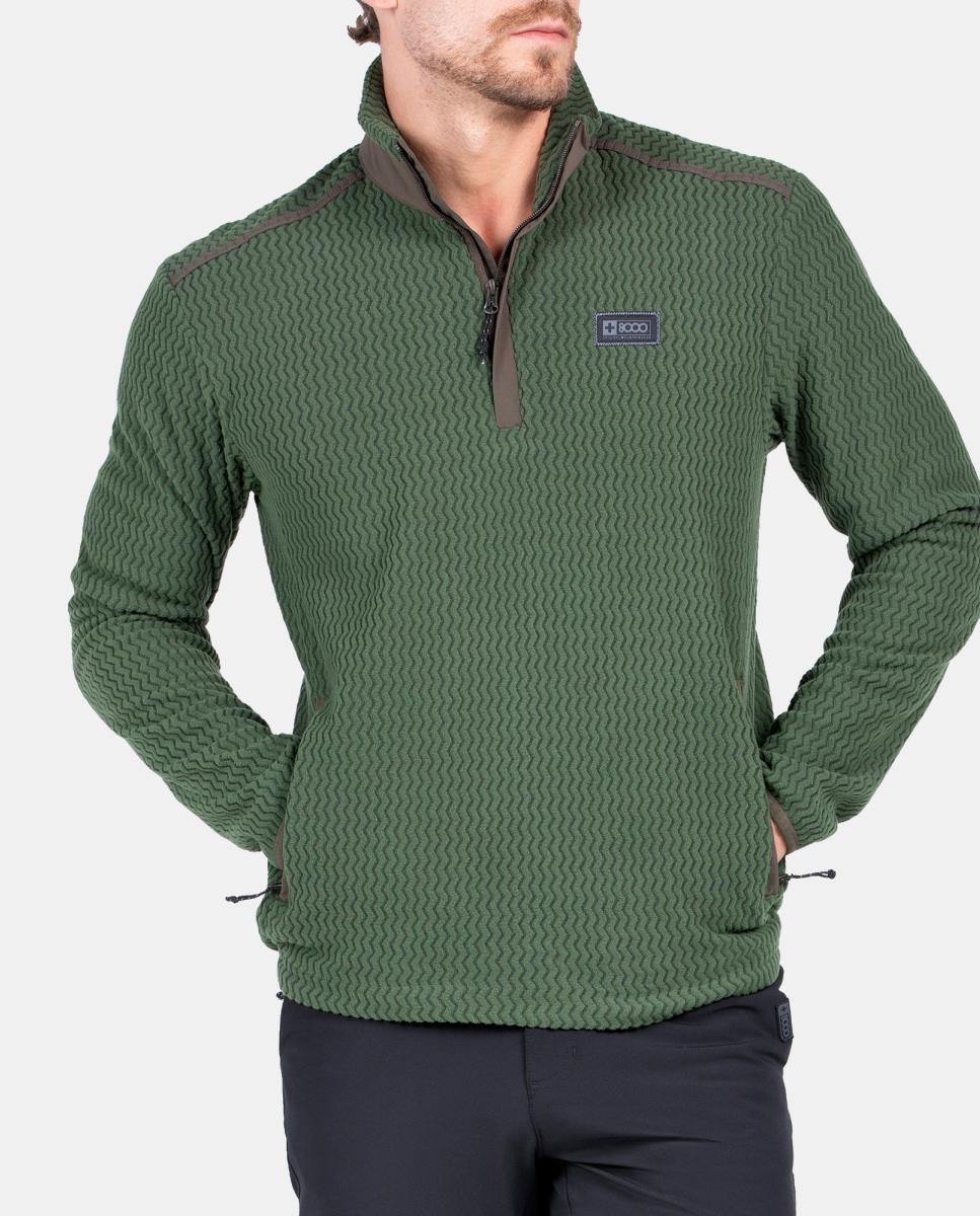 Sudadera de Hombre BALERION +8000 - Verde Verde-5