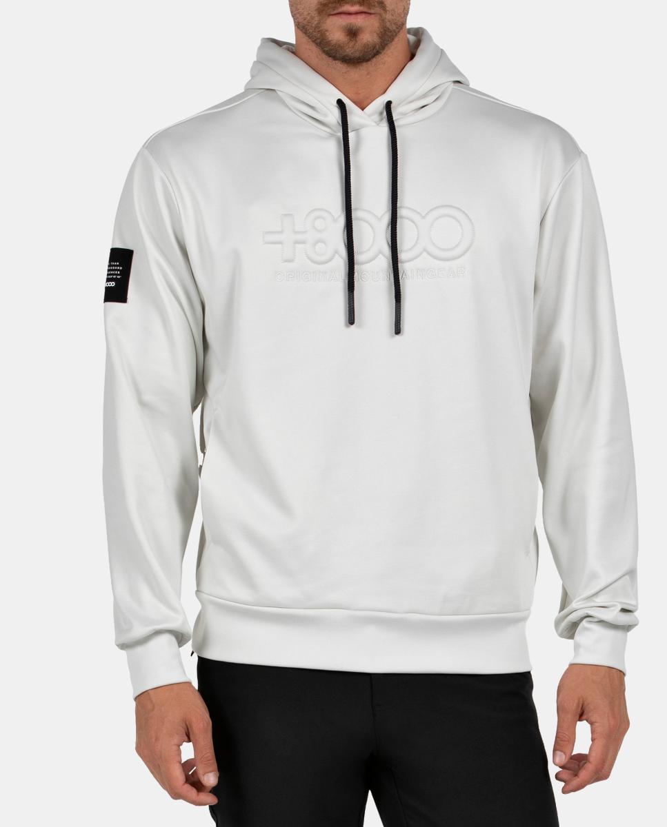 Sudadera de Hombre ABSOL +8000 - Blanco Blanco-1
