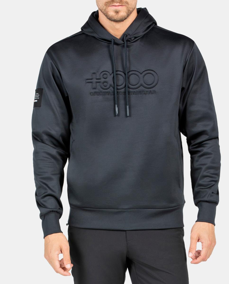 Sudadera de Hombre ABSOL +8000 - Negro Negro-1