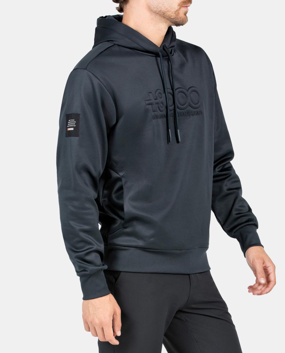 Sudadera de Hombre ABSOL +8000 - Negro Negro-3