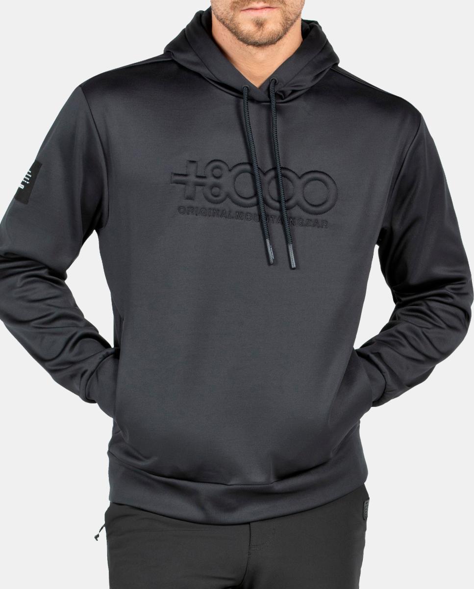 Sudadera de Hombre ABSOL +8000 - Negro Negro-5