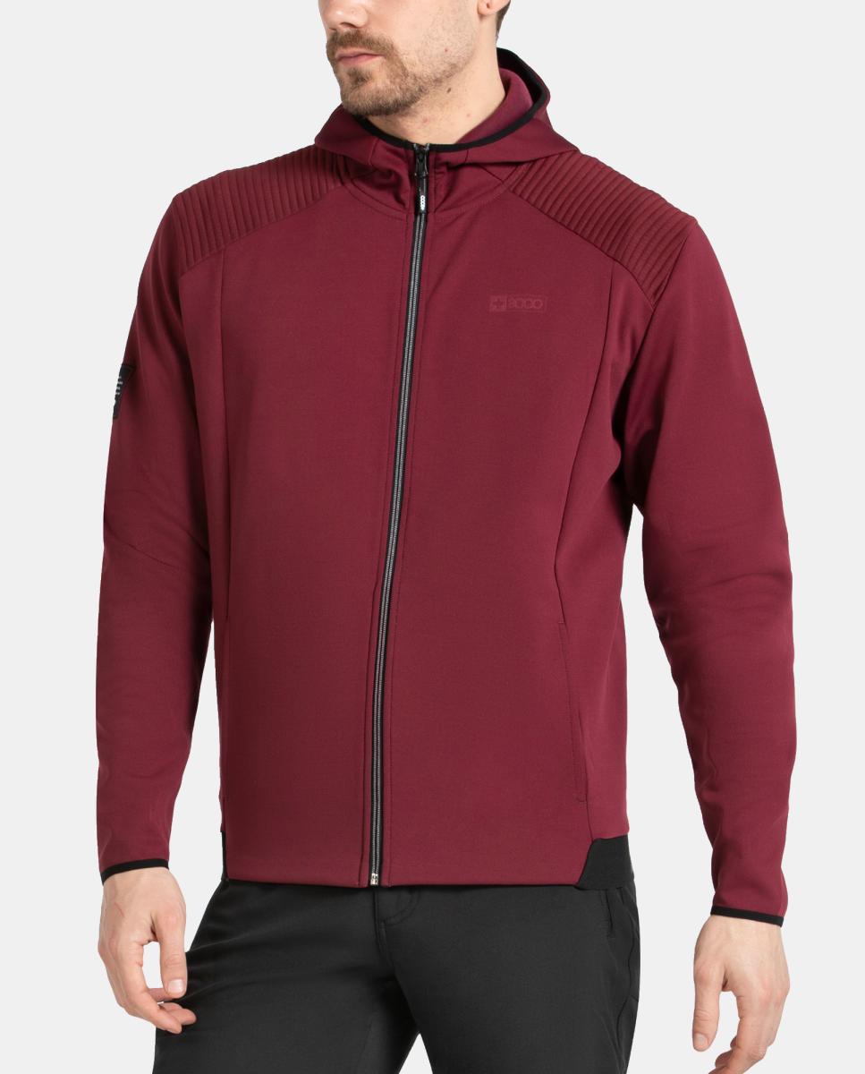 Sudadera de Hombre ASVED +8000 - Rojo Rojo-2