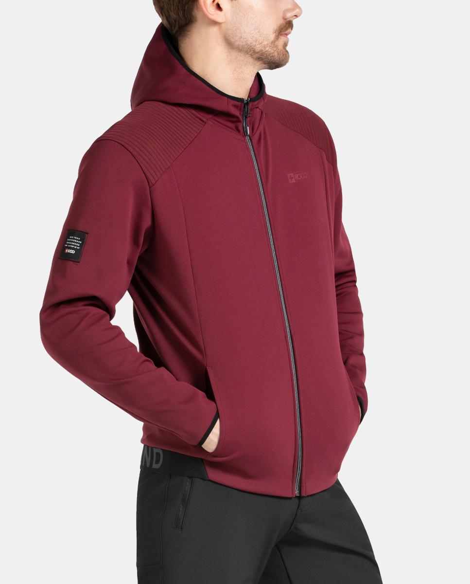 Sudadera de Hombre ASVED +8000 - Rojo Rojo-3